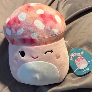 Squishmallows Molly Blush and Red Mushroom Plush